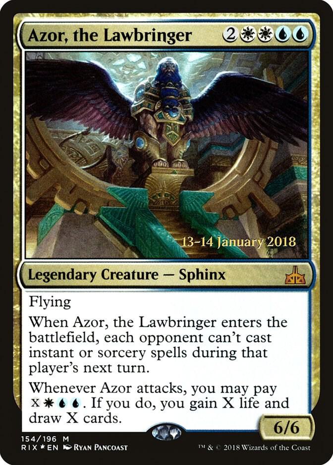 Azor the Lawbringer 154 (Prerelease Cards)  - Foil | Good Games Adelaide SA