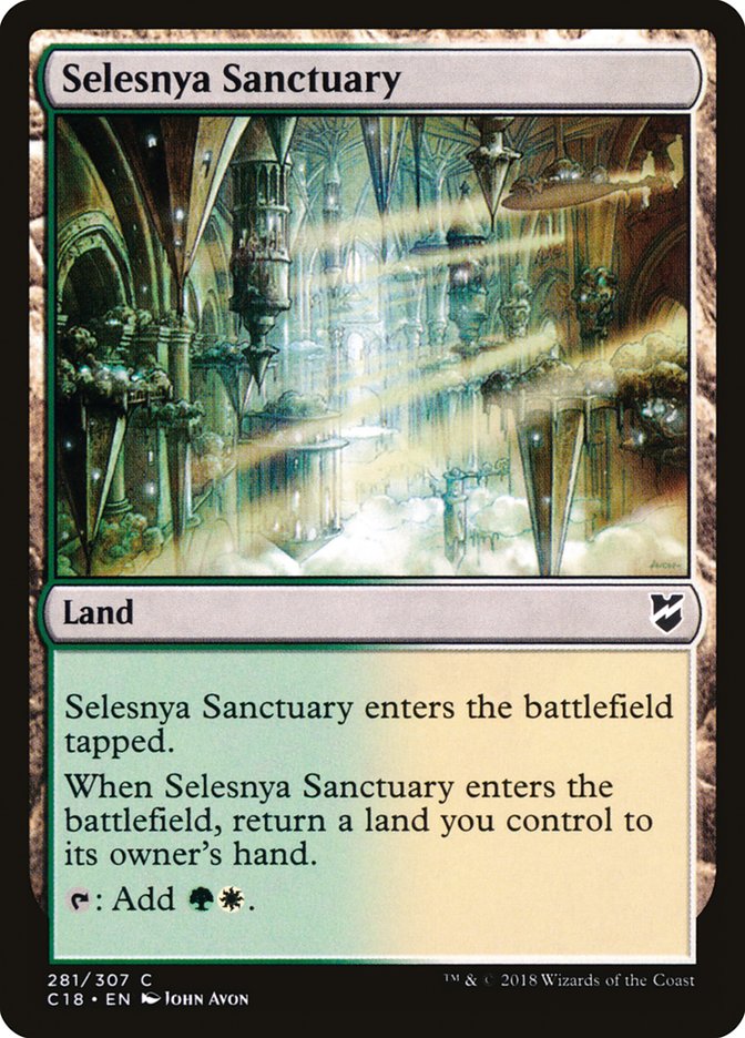 Selesnya Sanctuary [Commander 2018] | Good Games Adelaide SA