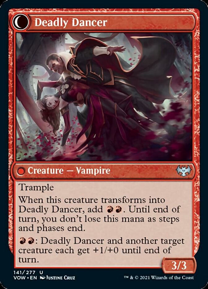 Alluring Suitor // Deadly Dancer [Innistrad: Crimson Vow] | Good Games Adelaide SA