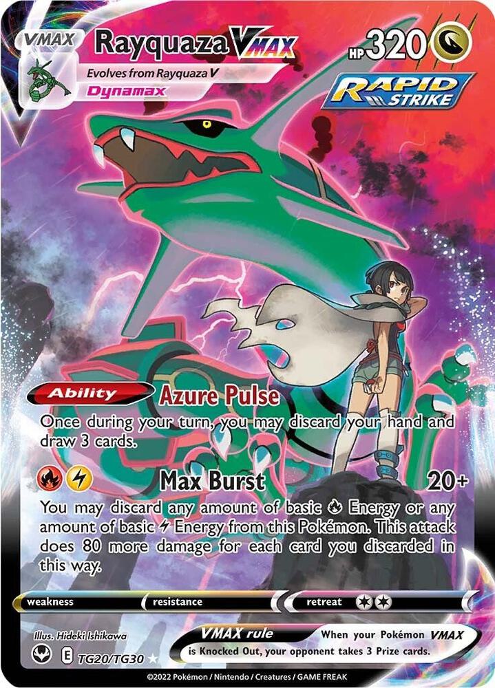 Rayquaza VMAX TG20/TG30 (SWSH12: Silver Tempest Trainer Gallery)  - Holofoil | Good Games Adelaide SA
