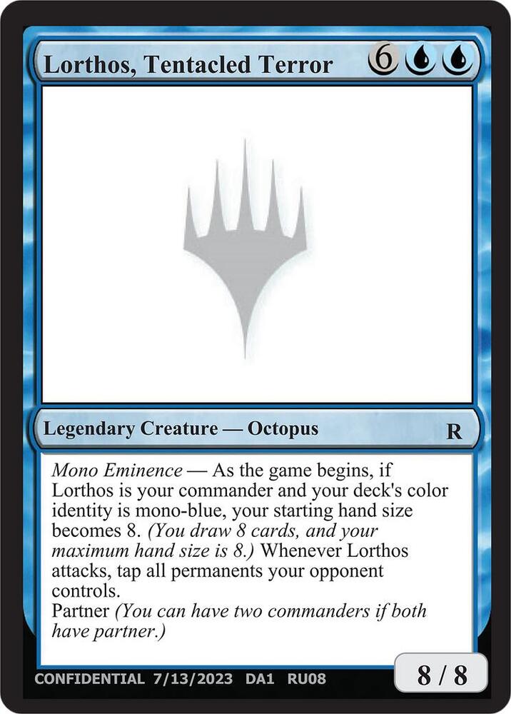 Lorthos Tentacled Terror  (Un-Known Event Playtest Cards)  | Good Games Adelaide SA