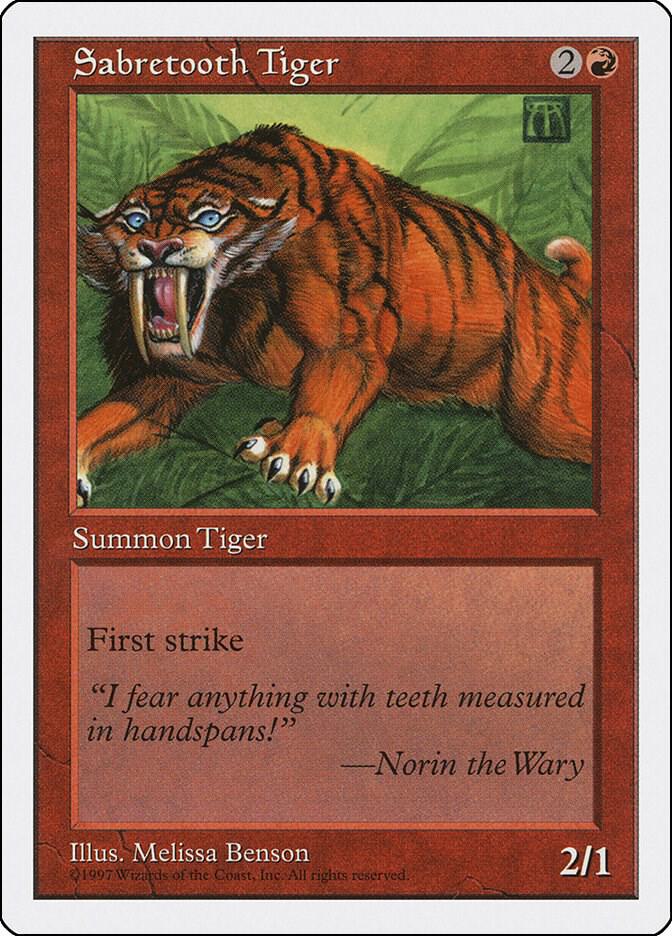 Sabretooth Tiger  (Fifth Edition)  | Good Games Adelaide SA