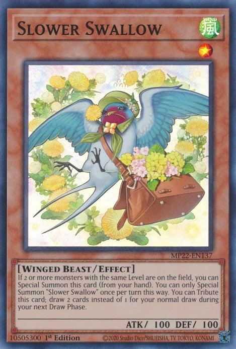 Slower Swallow [MP22-EN137] Super Rare | Good Games Adelaide SA