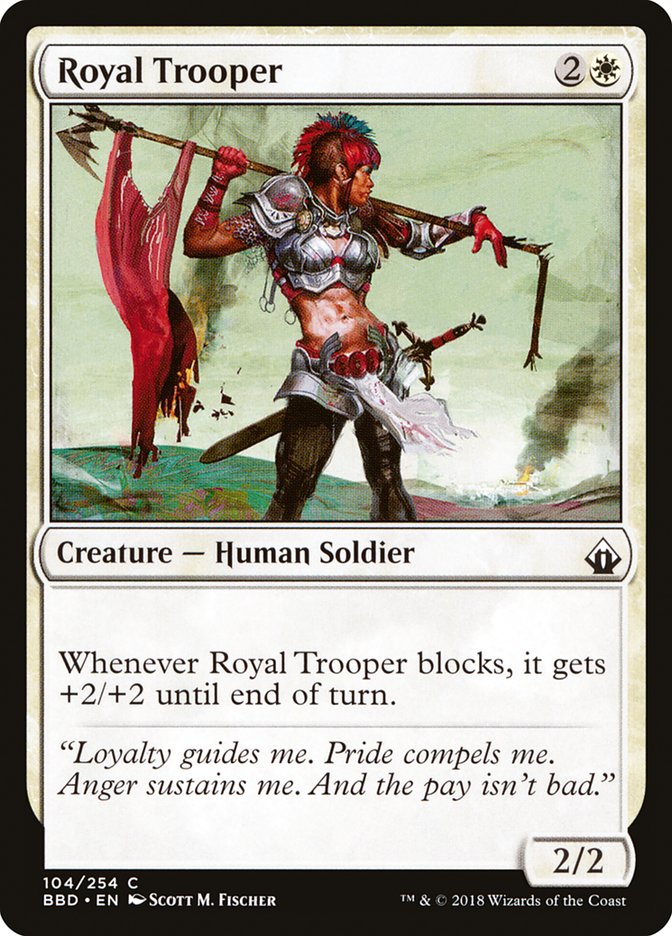 Royal Trooper 104 (Battlebond)  - Foil | Good Games Adelaide SA