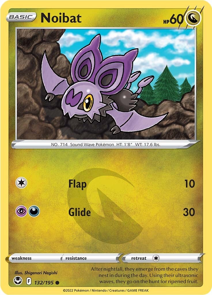 Noibat (132/195) [Sword & Shield: Silver Tempest] | Good Games Adelaide SA