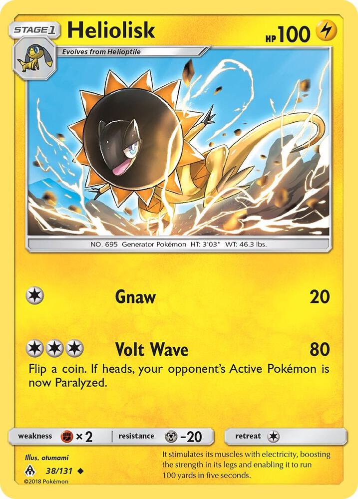 Heliolisk 38/131 (SM - Forbidden Light)  | Good Games Adelaide SA