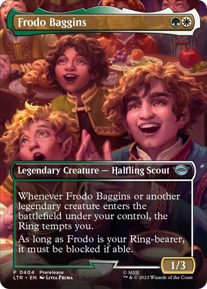 Frodo Baggins 404 (Universes Beyond: The Lord of the Rings: Tales of Middle-earth)  - Borderless Foil | Good Games Adelaide SA