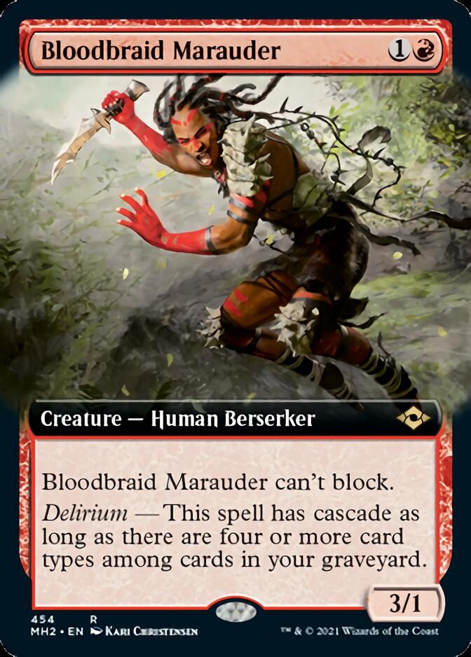 Bloodbraid Marauder (Extended) [Modern Horizons 2] | Good Games Adelaide SA