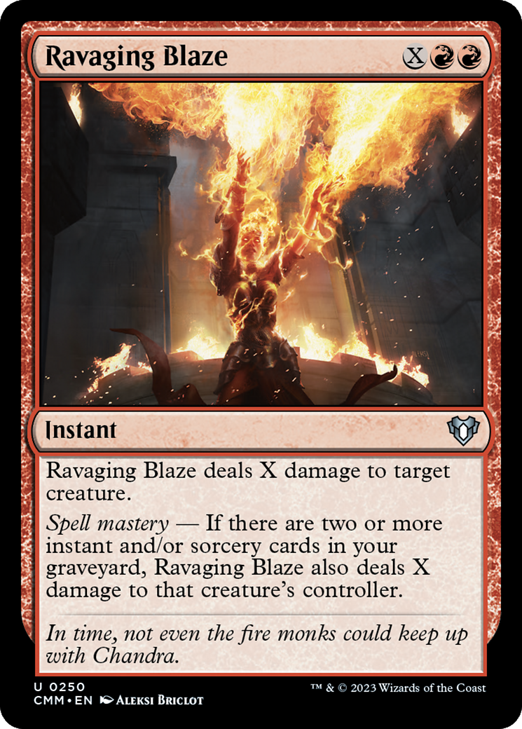 Ravaging Blaze [Commander Masters] | Good Games Adelaide SA