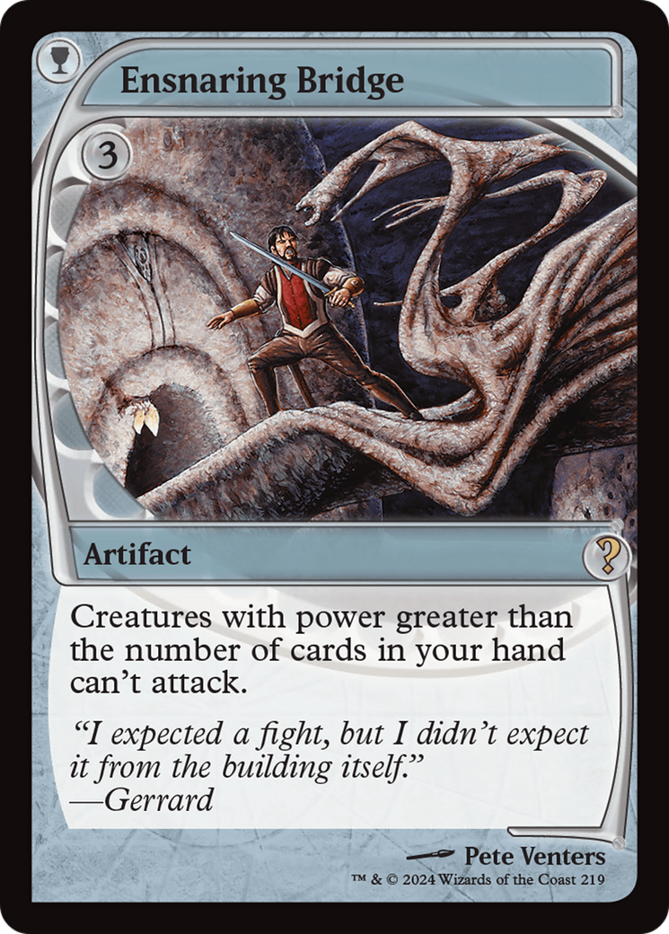 Ensnaring Bridge (Future Sight) [Mystery Booster 2] | Good Games Adelaide SA