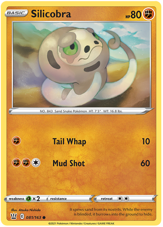 Silicobra (081/163) [Sword & Shield: Battle Styles] | Good Games Adelaide SA