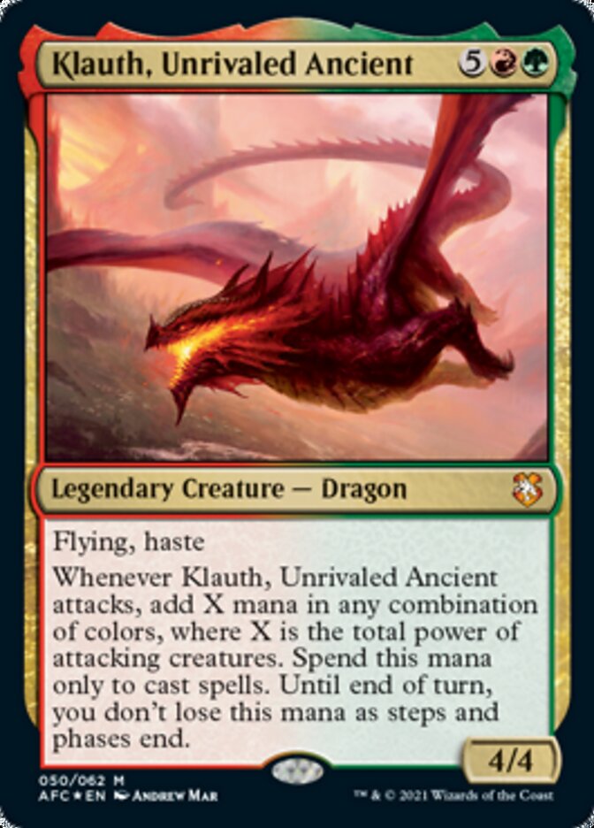 Klauth, Unrivaled Ancient [Dungeons & Dragons: Adventures in the Forgotten Realms Commander] | Good Games Adelaide SA