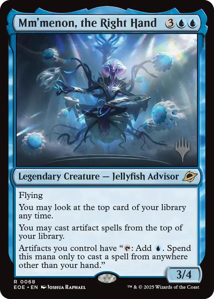 Mmmenon the Right Hand 68 (Promo Pack: Edge of Eternities)  - Foil | Good Games Adelaide SA