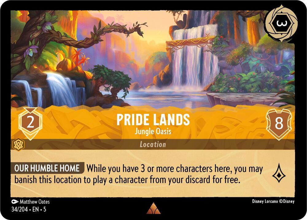 Pride Lands Jungle Oasis 34/204 (Shimmering Skies)  | Good Games Adelaide SA