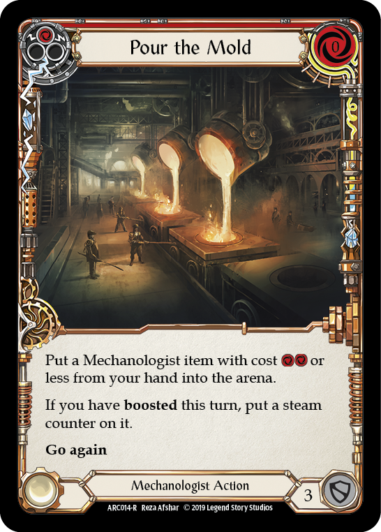 Pour the Mold (Red) [ARC014-R] 1st Edition Normal | Good Games Adelaide SA