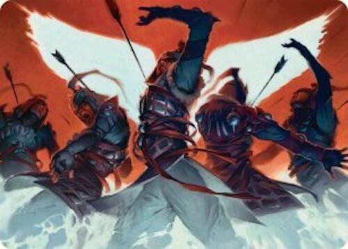 Desperate Measures Art Card 11 54 11 (Art Series: Tarkir: Dragonstorm)  | Good Games Adelaide SA