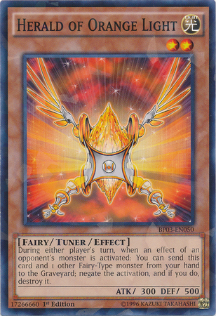 Herald of Orange Light [BP03-EN050] Shatterfoil Rare | Good Games Adelaide SA