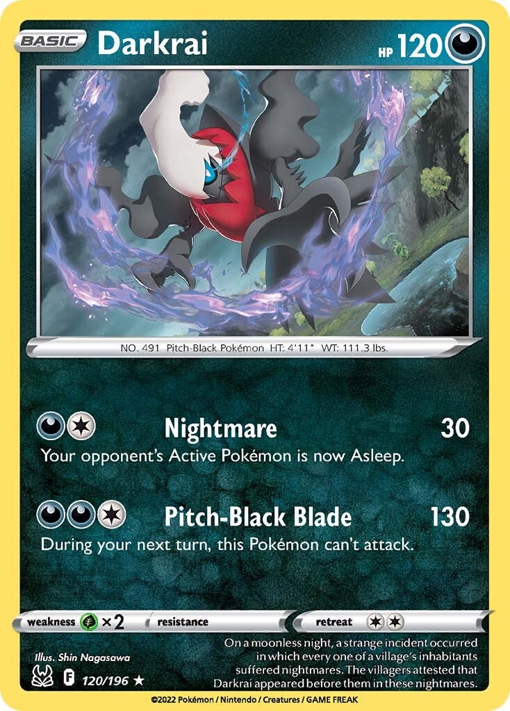 Darkrai (120/196) [Sword & Shield: Lost Origin] | Good Games Adelaide SA