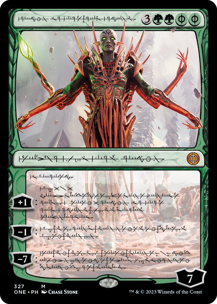 Nissa Ascended Animist Phyrexian 327 (Phyrexia: All Will Be One)  | Good Games Adelaide SA