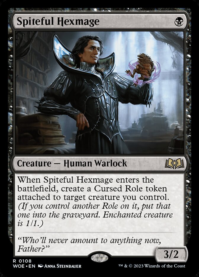 Spiteful Hexmage 108 (Wilds of Eldraine)  - Foil | Good Games Adelaide SA