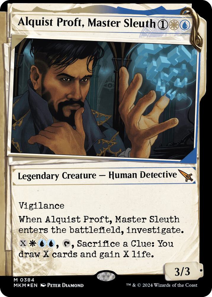 Alquist Proft, Master Sleuth 384 (Murders at Karlov Manor)  - Foil | Good Games Adelaide SA