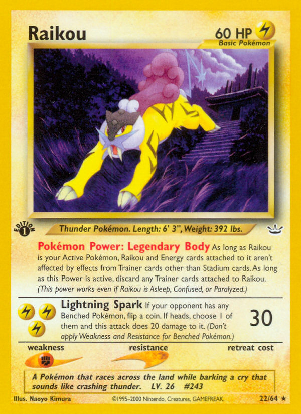 Raikou (22/64) [Neo Revelation 1st Edition] | Good Games Adelaide SA