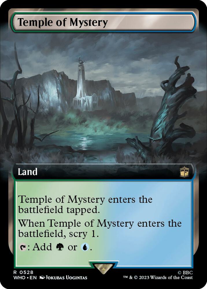 Temple of Mystery 528 (Universes Beyond: Doctor Who)  - Foil | Good Games Adelaide SA