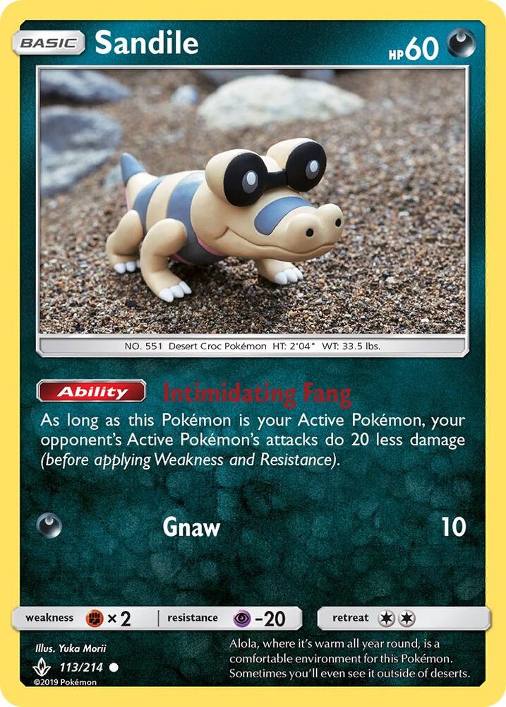 Sandile 113/214 (SM - Unbroken Bonds)  | Good Games Adelaide SA