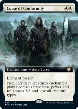 Curse of Conformity Extended Art 44 (Commander: Innistrad: Midnight Hunt)  | Good Games Adelaide SA