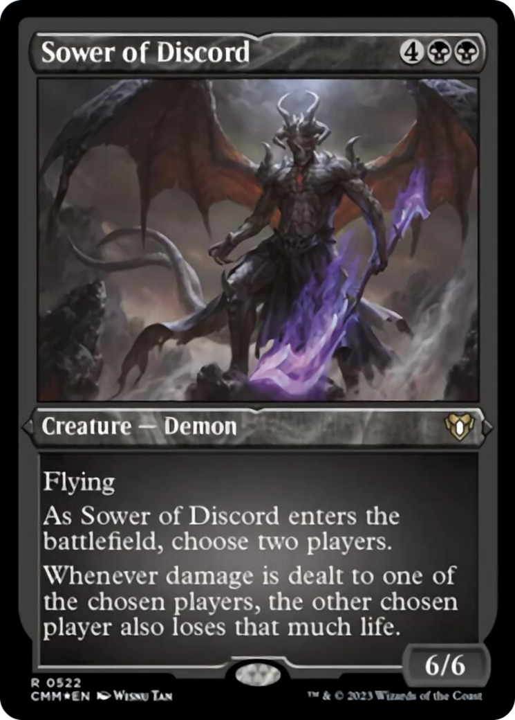 Sower of Discord (Foil Etched) [Commander Masters] | Good Games Adelaide SA
