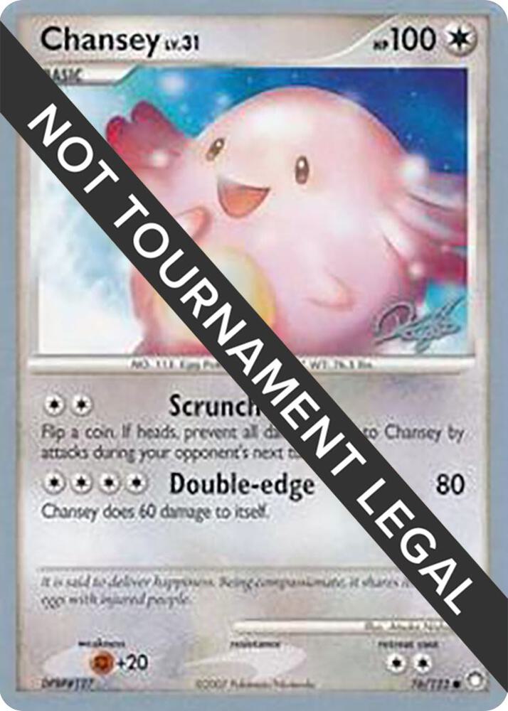 Chansey 2008 Paul Atanassov 76/123 (World Championship Decks)  | Good Games Adelaide SA