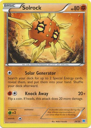 Solrock (26/30) [XY: Trainer Kit 2 - Latios] | Good Games Adelaide SA