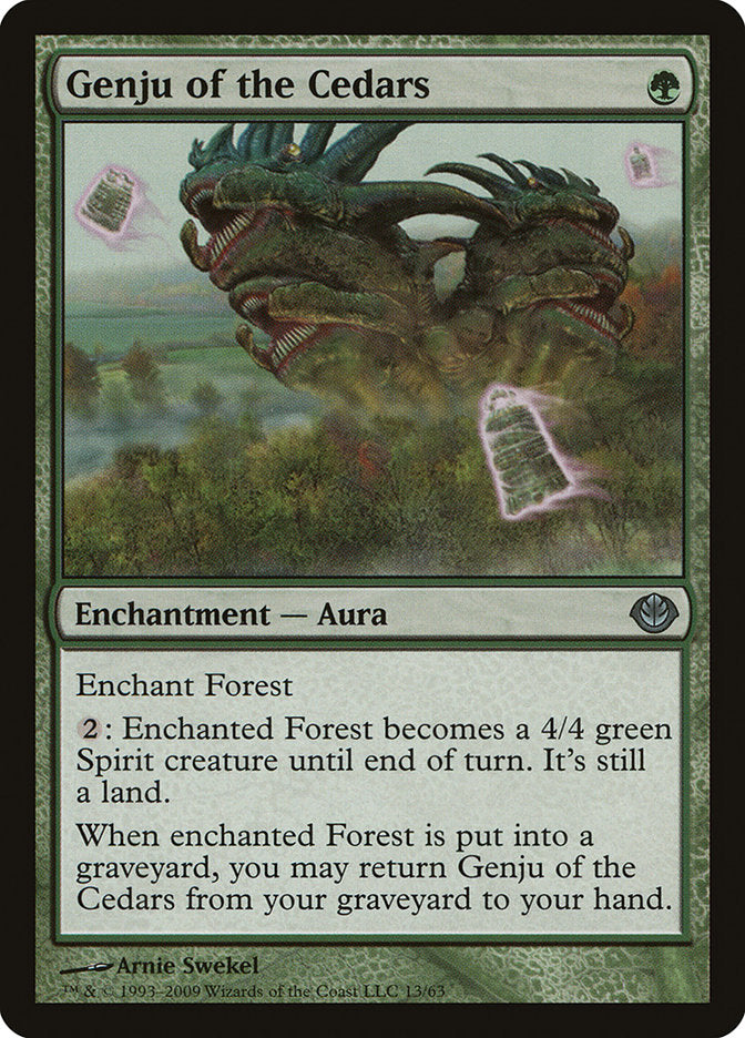 Genju of the Cedars [Duel Decks: Garruk vs. Liliana] | Good Games Adelaide SA