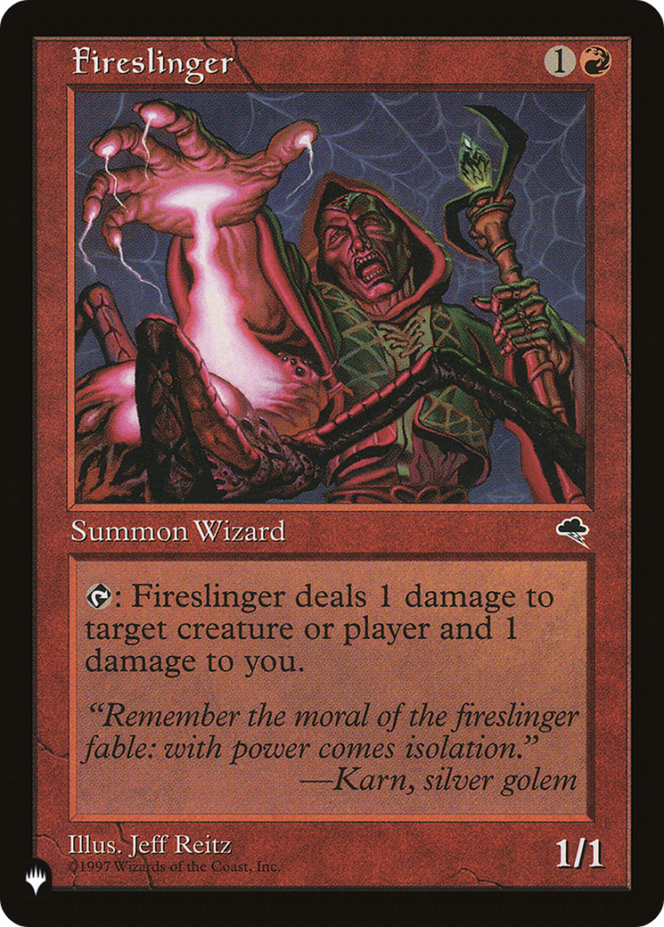 Fireslinger [The List Reprints] | Good Games Adelaide SA