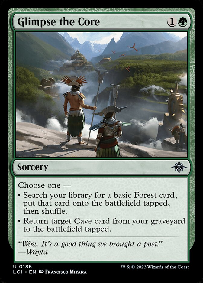 Glimpse the Core 186 (The Lost Caverns of Ixalan)  - Foil | Good Games Adelaide SA