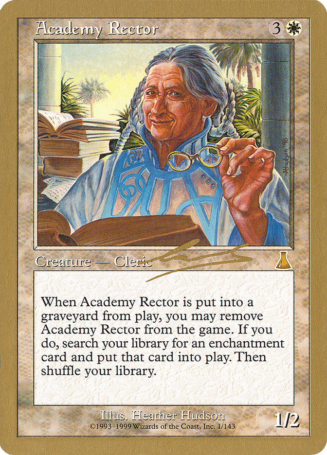 Academy Rector (Nicolas Labarre) [World Championship Decks 2000] | Good Games Adelaide SA