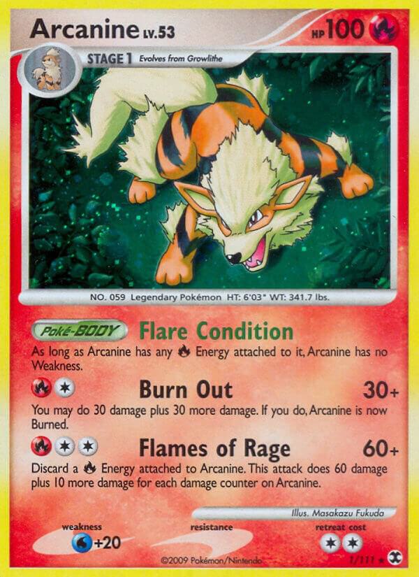 Arcanine 1/111 (Rising Rivals)  - Holofoil | Good Games Adelaide SA
