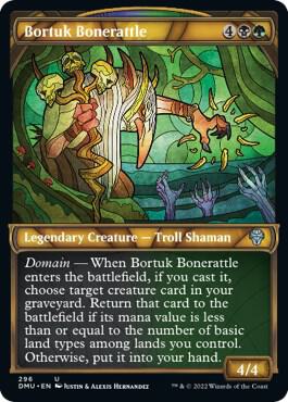 Bortuk Bonerattle Showcase 296 (Dominaria United)  - Foil | Good Games Adelaide SA