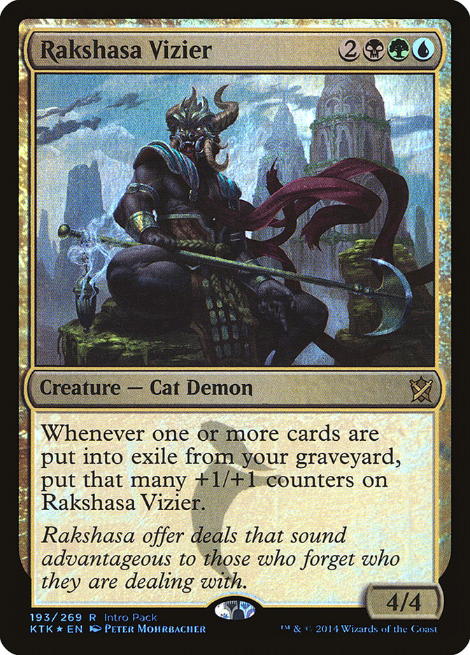 Rakshasa Vizier [Khans of Tarkir Promos] | Good Games Adelaide SA