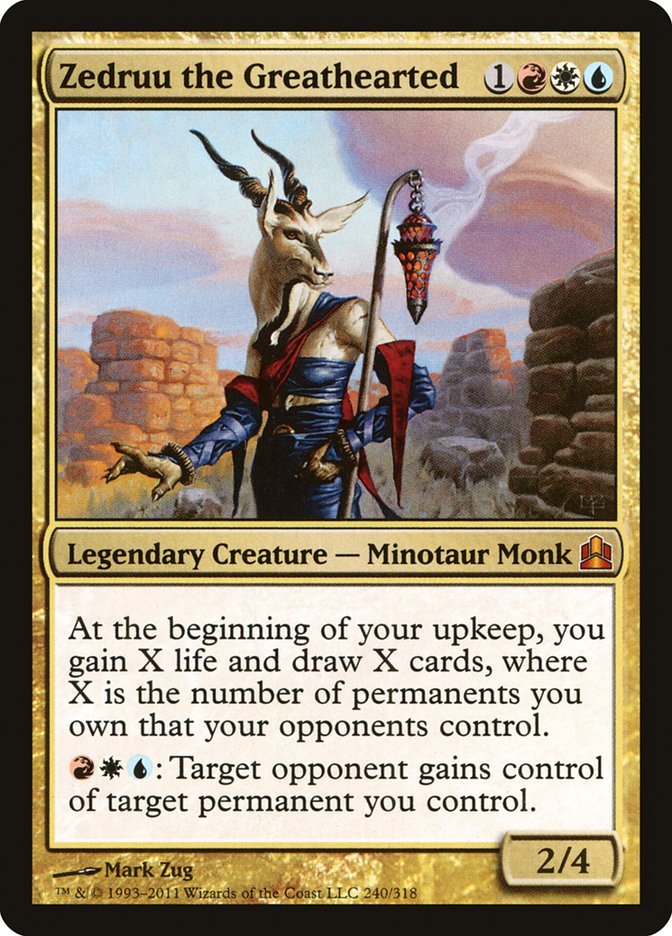 Zedruu the Greathearted [Commander 2011] | Good Games Adelaide SA