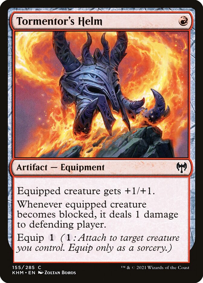 Tormentor's Helm 155 (Kaldheim)  - Foil | Good Games Adelaide SA