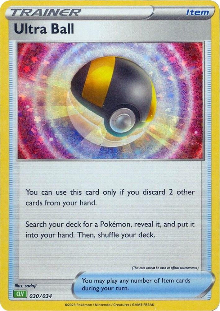Ultra Ball CLV 030/034 (Trading Card Game Classic)  - Holofoil | Good Games Adelaide SA