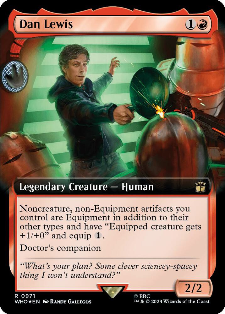 Dan Lewis 971 (Universes Beyond: Doctor Who)  - Foil | Good Games Adelaide SA