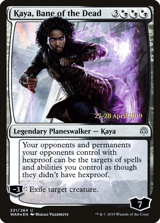 Kaya, Bane of the Dead  [War of the Spark Prerelease Promos] | Good Games Adelaide SA