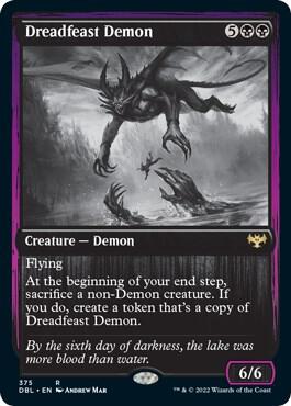 Dreadfeast Demon 375 (Innistrad: Double Feature)  | Good Games Adelaide SA