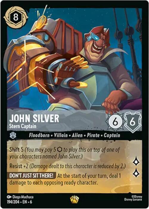 John Silver Stern Captain 194/204 (Azurite Sea)  | Good Games Adelaide SA