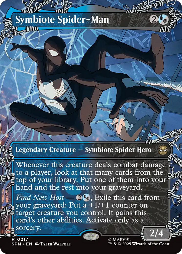 Symbiote Spider-Man (Borderless) [Marvel's Spider-Man] | Good Games Adelaide SA