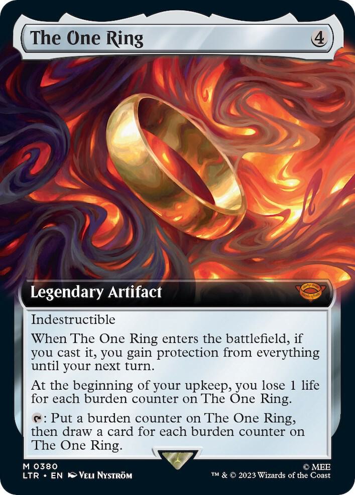 The One Ring 380 (Universes Beyond: The Lord of the Rings: Tales of Middle-earth)  - Extended Art | Good Games Adelaide SA