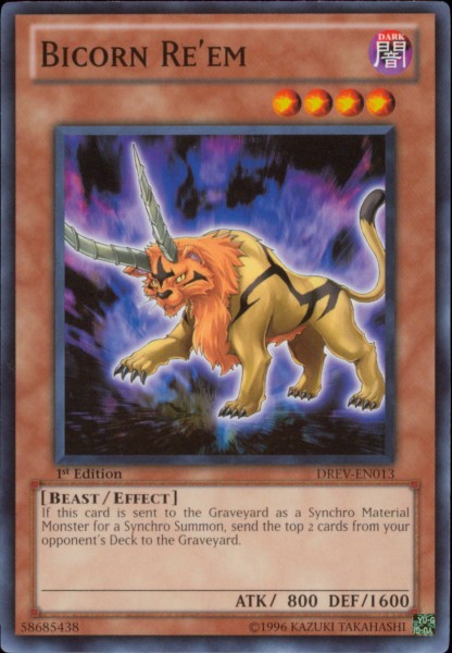 Bicorn Re'em [DREV-EN013] Common | Good Games Adelaide SA