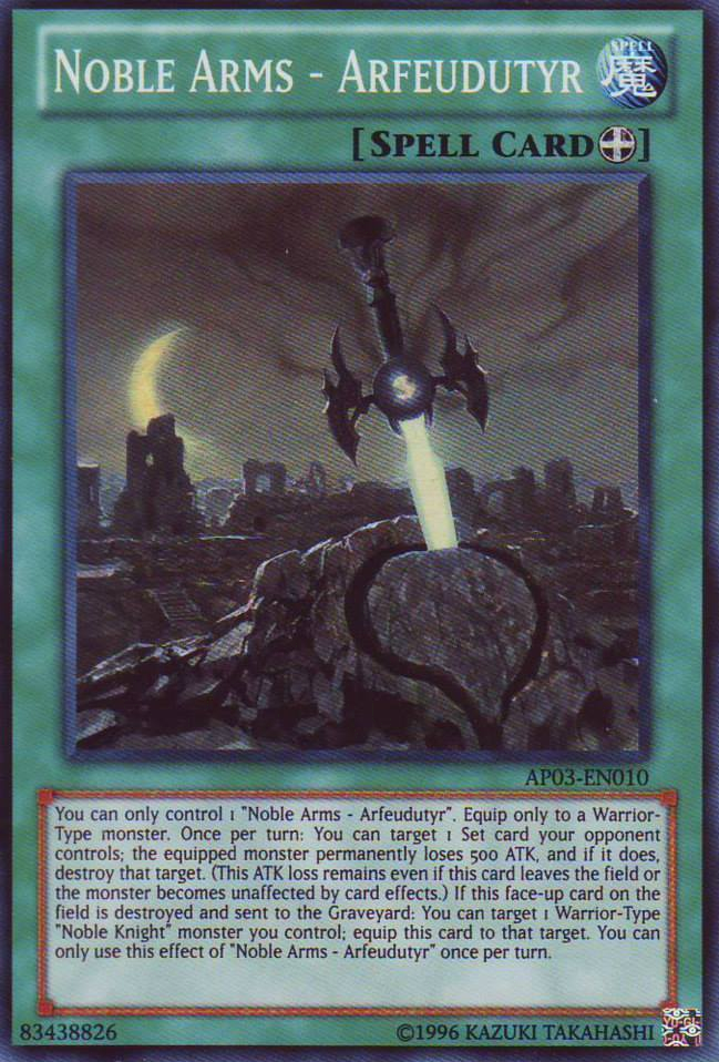 Noble Arms - Arfeudutyr [AP03-EN010] Super Rare | Good Games Adelaide SA